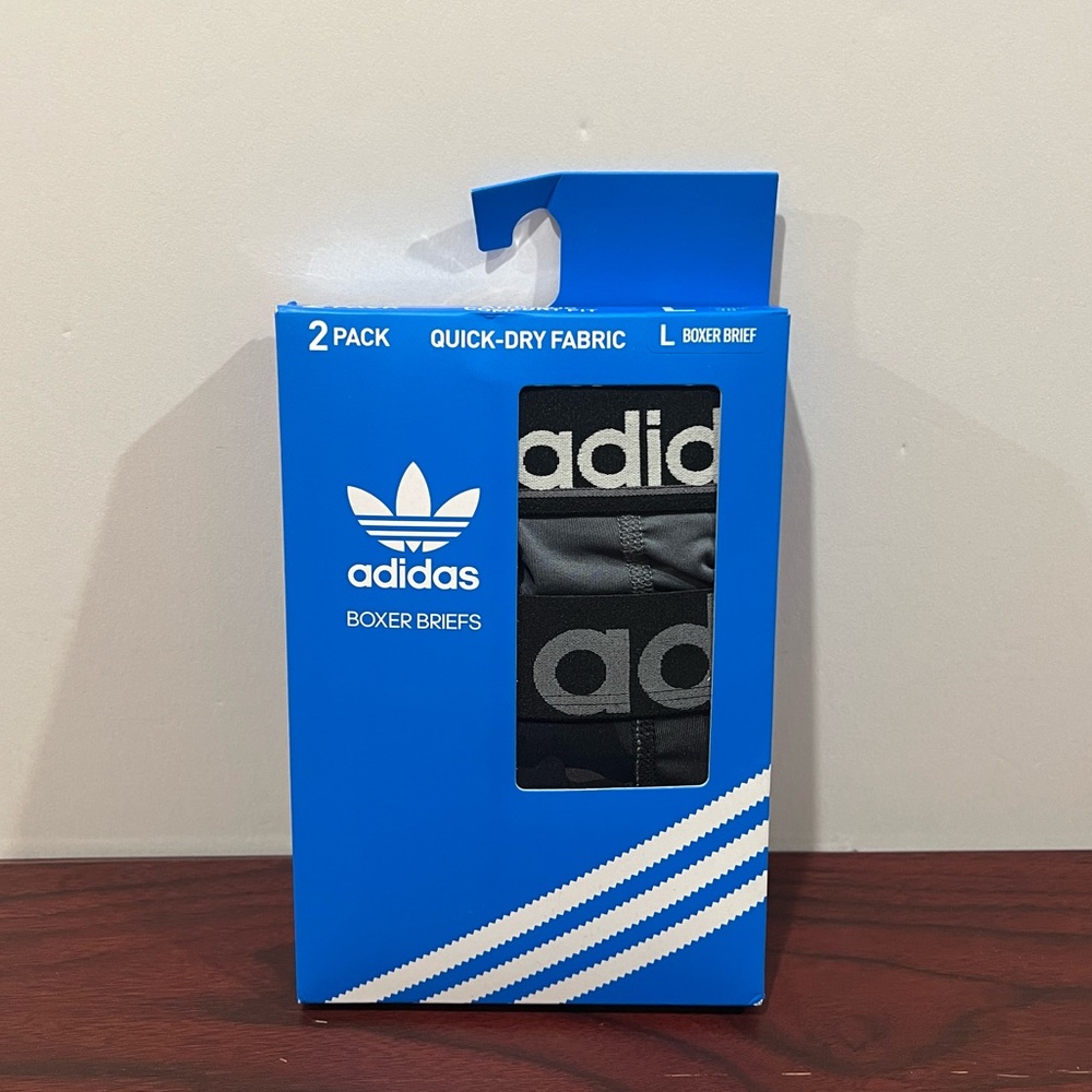 Adidas Originals, Men’s Boxer Brief, 2 Pack